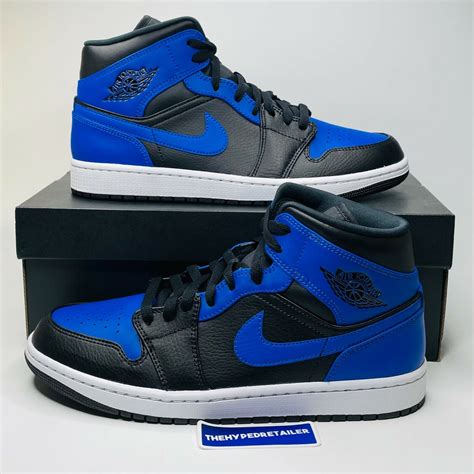 blauwe jordans